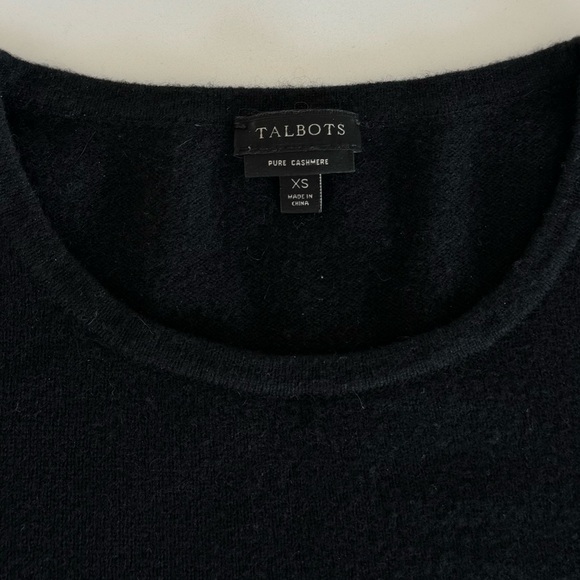 Talbots 100% Cashmere Button Cuff Sweater - Picture 4 of 6